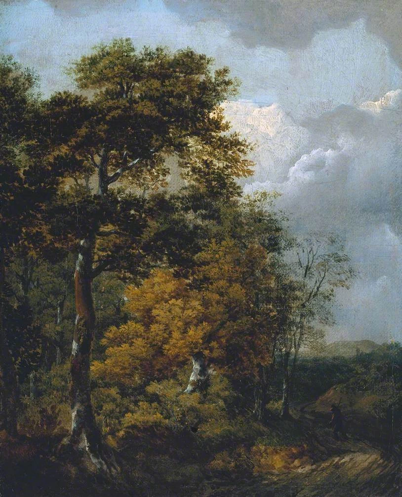Paesaggio con contadino su un sentiero - Tate Britain, Londra